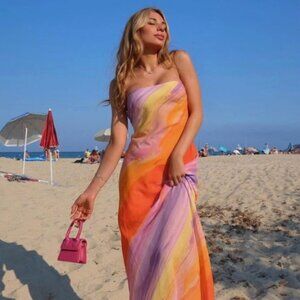 For Love & Lemons Vista Maxi Dress – Size Small